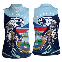Costa Rica Jaguar Guaria Morada Women Sleeveless Polo Shirt