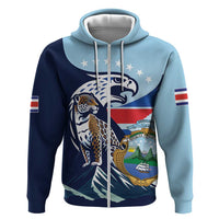 Costa Rica Jaguar Guaria Morada Zip Hoodie