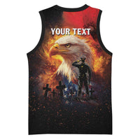 US Memorial Day Personalized Basketball Jersey May We Never Forget Freedom Isnt Free