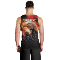 US Memorial Day Personalized Men Tank Top May We Never Forget Freedom Isnt Free