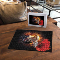 US Memorial Day Personalized Puzzle May We Never Forget Freedom Isnt Free