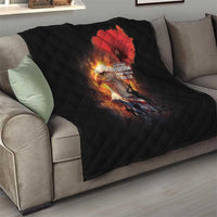 US Memorial Day Personalized Quilt May We Never Forget Freedom Isnt Free