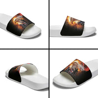 US Memorial Day Personalized Slide Sandals May We Never Forget Freedom Isnt Free