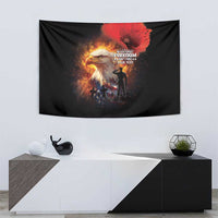 US Memorial Day Personalized Tapestry May We Never Forget Freedom Isnt Free