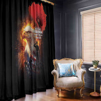 US Memorial Day Personalized Window Curtain May We Never Forget Freedom Isnt Free