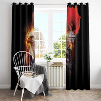 US Memorial Day Personalized Window Curtain May We Never Forget Freedom Isnt Free