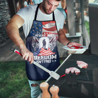 Never Forget Freedom American Memorial Day Apron