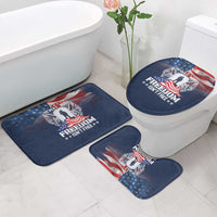 Never Forget Freedom American Memorial Day Bathroom Set