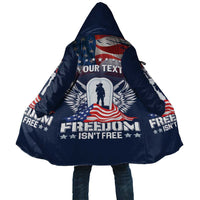 Never Forget Freedom American Memorial Day Personalized Cloak
