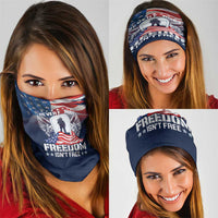 Never Forget Freedom American Memorial Day Neck Gaiter