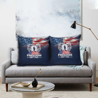 Never Forget Freedom American Memorial Day Pillow Cover