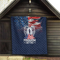 Never Forget Freedom American Memorial Day Quilt