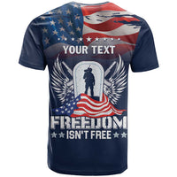 Never Forget Freedom American Memorial Day Personalized T Shirt