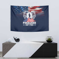 Never Forget Freedom American Memorial Day Tapestry