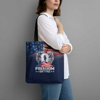 Never Forget Freedom American Memorial Day Tote Bag