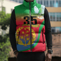Eritrea 35th Anniversary Sleeveless Puffer Jacket May 24 1991-2026 Proud To Be Eritrean