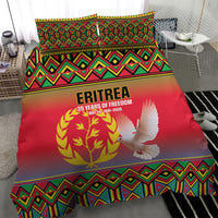 Eritrea 35 Years Of Independence Bedding Set 1991-2026 Freedom Legacy Pride