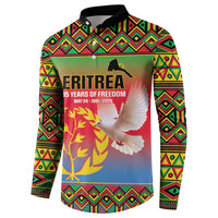Eritrea 35 Years Of Independence Button Sweatshirt 1991-2026 Freedom Legacy Pride
