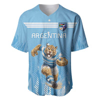 Argentina Rugby Custom Baseball Jersey Glory Be To Pumas - Wonder Print Shop