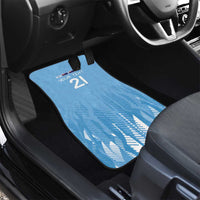 Argentina Rugby Custom Car Mats Glory Be To Pumas - Wonder Print Shop