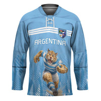 Argentina Rugby Custom Hockey Jersey Glory Be To Pumas - Wonder Print Shop