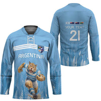 Argentina Rugby Custom Hockey Jersey Glory Be To Pumas - Wonder Print Shop