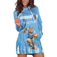 Argentina Rugby Custom Hoodie Dress Glory Be To Pumas - Wonder Print Shop