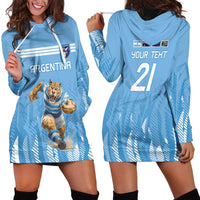 Argentina Rugby Custom Hoodie Dress Glory Be To Pumas - Wonder Print Shop