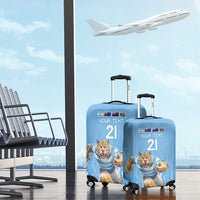Argentina Rugby Custom Luggage Cover Glory Be To Pumas - Wonder Print Shop