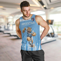 Argentina Rugby Custom Men Tank Top Glory Be To Pumas - Wonder Print Shop