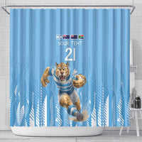 Argentina Rugby Custom Shower Curtain Glory Be To Pumas - Wonder Print Shop