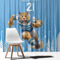Argentina Rugby Custom Window Curtain Glory Be To Pumas - Wonder Print Shop