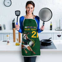 South Africa Rugby Custom Apron Glory Be To Springboks - Wonder Print Shop