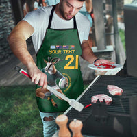 South Africa Rugby Custom Apron Glory Be To Springboks - Wonder Print Shop