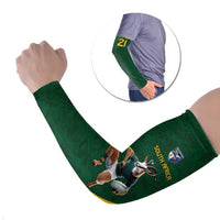 South Africa Rugby Custom Arm Sleeves Glory Be To Springboks - Wonder Print Shop