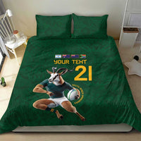 South Africa Rugby Custom Bedding Set Glory Be To Springboks - Wonder Print Shop