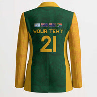 South Africa Rugby Custom Blazer Glory Be To Springboks - Wonder Print Shop