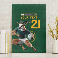 South Africa Rugby Custom Canvas Wall Art Glory Be To Springboks - Wonder Print Shop