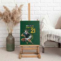 South Africa Rugby Custom Canvas Wall Art Glory Be To Springboks - Wonder Print Shop