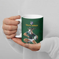 South Africa Rugby Custom Ceramic Mug Glory Be To Springboks - Wonder Print Shop