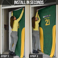 South Africa Rugby Custom Door Cover Glory Be To Springboks - Wonder Print Shop