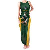 South Africa Rugby Custom Family Matching Tank Maxi Dress and Hawaiian Shirt Glory Be To Springboks - Wonder Print Shop