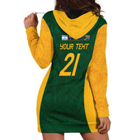 South Africa Rugby Custom Hoodie Dress Glory Be To Springboks - Wonder Print Shop