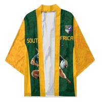 South Africa Rugby Custom Kimono Glory Be To Springboks - Wonder Print Shop
