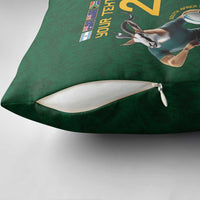 South Africa Rugby Custom Pillow Cover Glory Be To Springboks - Wonder Print Shop