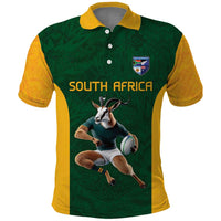 South Africa Rugby Custom Polo Shirt Glory Be To Springboks - Wonder Print Shop