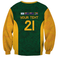 South Africa Rugby Custom Sweatshirt Glory Be To Springboks - Wonder Print Shop