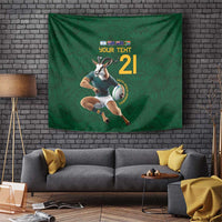South Africa Rugby Custom Tapestry Glory Be To Springboks - Wonder Print Shop