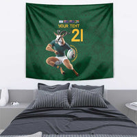 South Africa Rugby Custom Tapestry Glory Be To Springboks - Wonder Print Shop