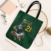 South Africa Rugby Custom Tote Bag Glory Be To Springboks - Wonder Print Shop